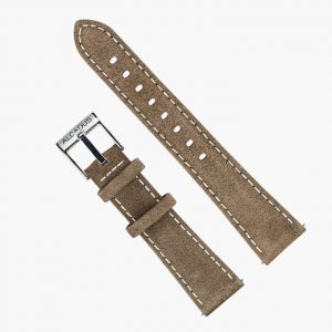 Brown Nubuck Leather Strap