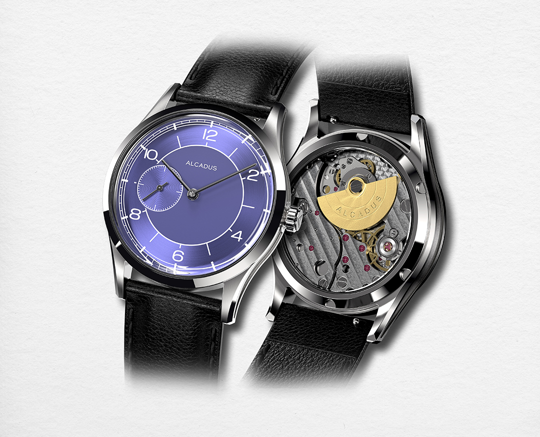 purple dial black strap 1080